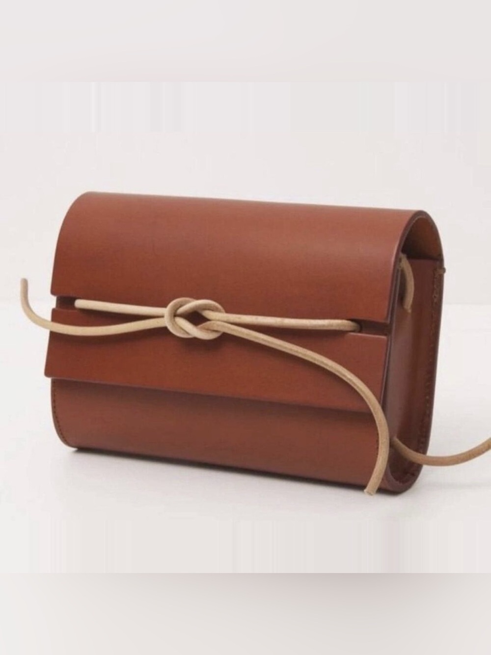 Vintage Leather Crossbody Purse: Kuppers & Wuytens, Minimalist Belgian Bag